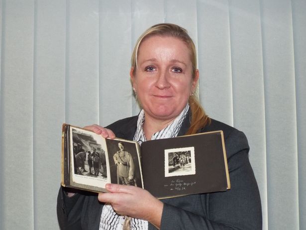 Vanessa Smith, a director of The Auction Centre, with the Oberammergau photograph album and some of the images it contains. It is set to go under the hammer with a collection of other<p>Article source: <a href=